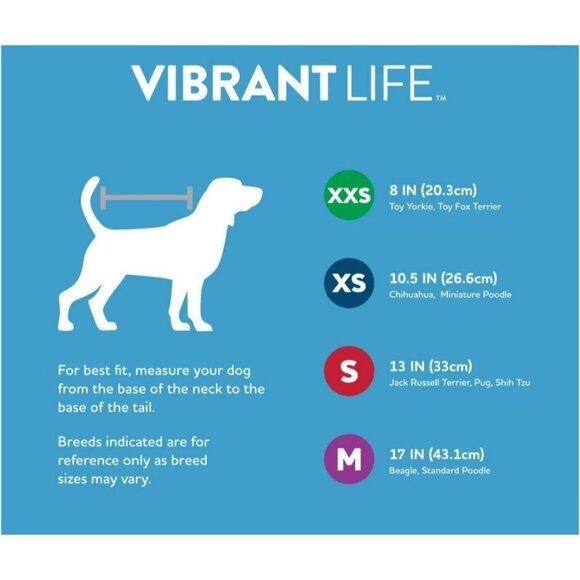 Vibrant Life Size Medium Quilted Dog Vest Sherpa Jacket Red/Pink Velcro - Picture 6 of 7